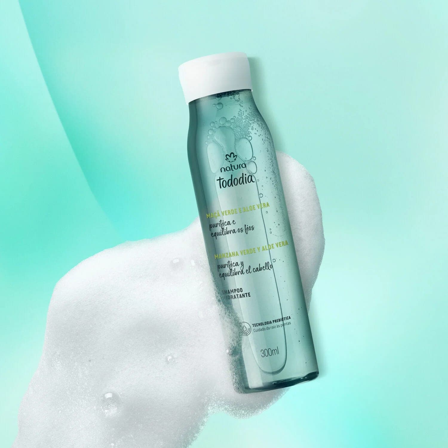 Shampoo Hidratación Manzana Verde y Aloe Vera Tododia
